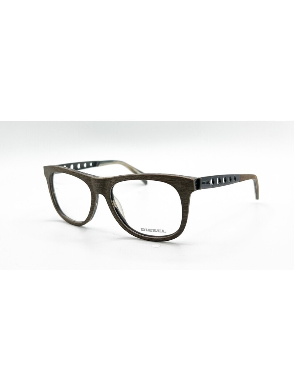Diesel Dl 5115 050 Brown Wood Authentic Eyeglasses 54-16-145